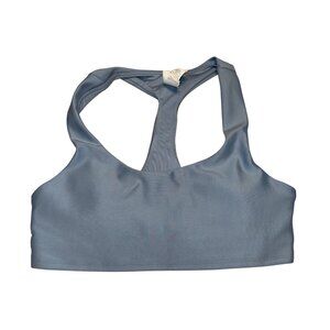 NWOT ALO Yoga Blue Airlift Advantage Racerback Sports Bra Women's Small S